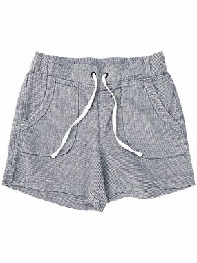 Athleta Cabo Striped Linen Shorts Size 6